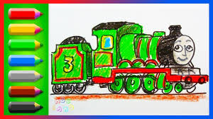 How To Draw Henry The Green Engine Thomas And Friends Drawing And Co Drawings Of Friends Thomas And Friends Preschool Colors