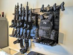 You can custom design a gun wall or gun room to meet your exact needs. Hold Up Gun Racks And Firearm Wall Displays