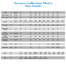 versace for size guide