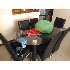 Beli aneka produk meja makan minimalis murah online terlengkap dengan mudah, cepat & aman di. Set Meja Makan Bahan Semi Kulit Second Kondisi Bagus Murah Di Jakarta Barat Tribunjualbeli Com