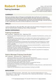 Reread it from the employer's perspective and make changes as necessary. Training Coordinator Resume Samples Qwikresume