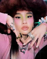 Fun shoot with my kpop beauty @lilcherryontop @goldbuuda  🌸🍄🪴🇰🇷🍒🌈🐉🦋🌞 Photo @angellachoe Hair @1.800.chanel Makeup  @bychloerose Styling @keemjwook @borachx