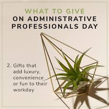 Ensure the present you select is worthy of your office ninja's awesomeness by choosing something that's designed just for them. What To Give On Administrative Professionals Day Knack