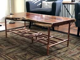 This top has a cross in the middle and additional pieces that make up the rest of the table. Aromatic Cedar Coffee Table With Copper Pipe Base Sallie Plumley Studio Custom Woodworker And Furniture Maker In Richmond Virginia