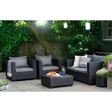 Check spelling or type a new query. Keter Salta Graphite All Weather Resin Plastic Outdoor Lounge Chair With Flanelle Cushions 236838 The Home Depot In 2020 Lounge Chair Outdoor Outdoor Loveseat Patio Loveseat