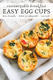 Easy Egg Cups For A Customizable Breakfast Recipe In 2020 Breakfast Recipes Easy Food Brunch Recipes