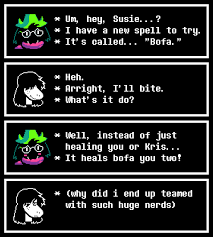 Ralsei Is Learning From Susie S Advice Deltarune Undertale Quotes Undertale Undertale Funny