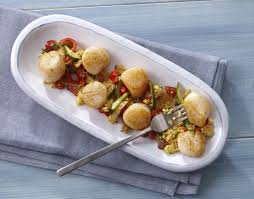 Jakobsmuscheln Mit Pfifferlingssalat Rezept Orientalische Rezepte Jakobsmuscheln Rezept Couscous