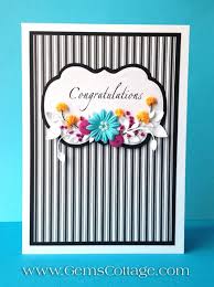 Begin your card by congratulating the recipient on their hard work and achievement. Cc674 Guest Designer Sample Gem S Card Congrats Card Handmade Cards Stampin Up Hand Made Greeting Cards