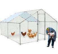 Amazon.com: Gallinero de metal extra grande para gallinero ...