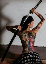 Pin By Keerish On Shadow Warrior Japanese Tattoo Women Tattooed Women Full Body Yakuza Girl