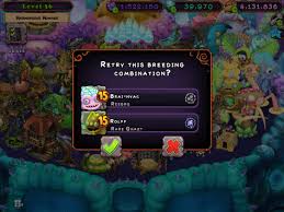 I Was Aiming For Regular Or Rare Reebro, But This Isnt Normal Or Rare Reebro,  (I Checked The Breeding Times) Idk What The Heck This Is But Im Happy To  Have It. : R/Mysingingmonsters