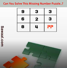 How fast can you decipher them all? Find The Missing Number Number Puzzles Questions Answers Sawaal