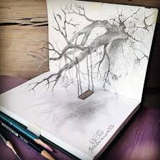  The Best 3d Pencil Drawings 880 880 Http Ift Tt 2epencj Gambar Pensil Sketsa Seni Gambar Keren