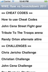 Raw 2011 for playstation 2. Wwe Smackdown Vs Raw 2011 Cheat Codes For Ppsspp Yellowvilla