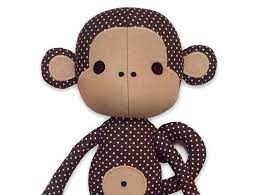 Cute Monkey Rag Doll Sewing Pattern Pdf Etsy Doll Sewing Patterns Stuffed Animal Patterns Sewing Crafts