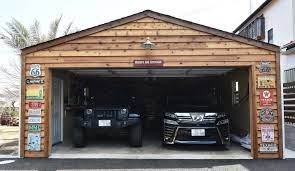 余力のある広さは楽しい 木造ガレージg cedar 小屋 木造 小屋暮らし