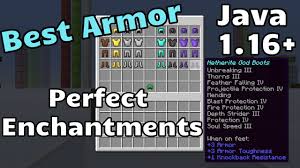 Once you've got four minecraft netherite ingots, you can make a start on crafting netherite armor. Best Armor Best Enchantments For Minecraft Java 1 16 Youtube