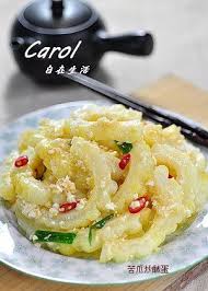苦瓜炒鹹蛋 carol 自在生活 food cooked veggies cooking