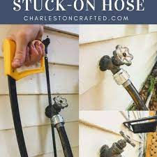 If you accidentally turned the pitch right, you might have tightened it wrongly. How To Remove A Stuck Hose From An Outdoor Spigot