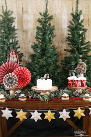 Camp Christmas Dessert Table Ideas Halloween Party Decor Christmas Party Decorations Christmas Dessert Table
