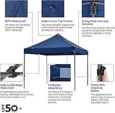 Amazon.com: Yaheetech 10x10 Pop Up Commercial Canopy Tent with 4 Removable  Sidewalls, Sandbags, Stakes & Ropes, Waterproof Instant Canopies for ...