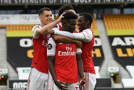 The sportsrush brings you arsenal's predicted lineup against wolverhampton wanderers. Wolves 0 2 Arsenal Bukayo Saka And Alexandre Lacazette Fire Gunners To Victory Daily Mail Online