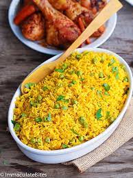 South African Yellow Rice Immaculate Bites African Food African Rice Recipe South African Recipes