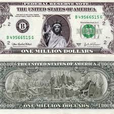 The design of the 1 million dollar bill is as close as possible to real money. Simulated U S One Million Dollar Bill Print Or Packaging Design Contest 99designs