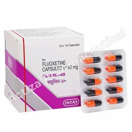Fluoxetine 40 Mg Capsules at ₹ 72/strip | Fluoxetine Capsule in Surat | ID: 2856705130588