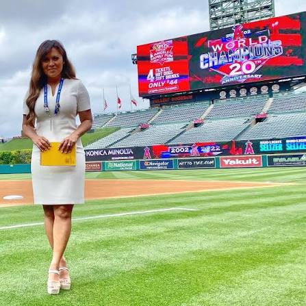 Was wonderful to be back at Angel Stadium for the first time since the  pandemic hit. 😎☀️⚾️ #BlueJays #LAAngels #Sportsnet #OrangeCounty #SoCal  #Anaheim #California (📸 @shidavidi )