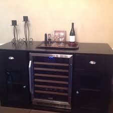 Buffet cabinet with wine fridge. Pin On Wine Refrigerator