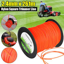 The site owner hides the web page description. Cim Bicme Makinesi Hatti Strimmer Brushcutter Giyotin Naylon Halat Kordon Hatti Uzun Kare Rulo Cim Halat Hatti 2 4mm 100m 261m Alet Parcalari Aliexpress