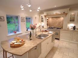 Painted or raw, it really packs decor punch, especially when installed in a unique way, like the chevron design pictured. White Kitchen With Cream Floor Tiles Novocom Top