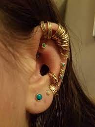 My Left Ear Ft 10mm Conch And My Ear Crowning Coinslot Bodymods Earings Piercings Cool Ear Piercings Cute Ear Piercings