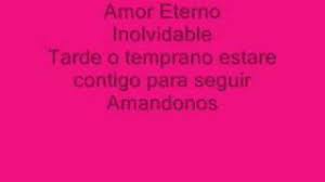 Amor Eterno Rocio Durcal Lyrics