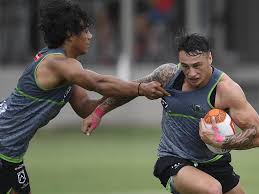 Penrith panther #579 jesus 'didas' #heretocreate streamer: Nrl All Stars Family Key To Nicoll Klokstad S Drive Townsville Bulletin