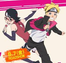 Boruto Naruto The Movie Sarada Uchiha And Boruto Uzumaki Sarada Uchiha Meninas Naruto Anime