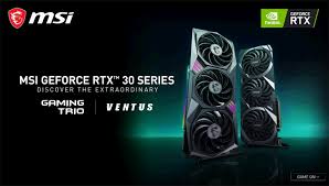 Msi Unveils First Custom Nvidia Geforce Rtx 30 Series Two Of Them
