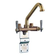 waltec 2 handle rough brass laundry