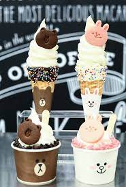 Line Friends Store Cafe Seoul A Must Visit For Fans Of Line Desserts Cute Desserts Cute Food
