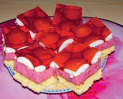 Biszkopt z musem truskawkowym składniki: Ciasto Z Mrozonymi Truskawkami Przyslijprzepis Pl