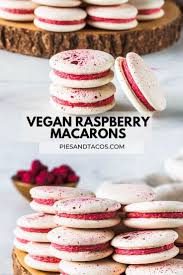 Vegan Raspberry Macarons Recipe Low Carb Recipes Dessert Best Dessert Recipes Cookie Recipes