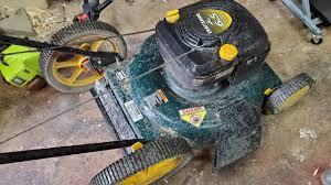 Some lawnmower batteries may cause this my honda engine on a craftsman lawn mower kicks back when i attempt to start it with the rope start. Fixing A Craftsman 6 5 H P Mower Youtube