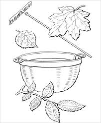 Punch a hole at the center of each flower and leaf. 20 Autumn Coloring Pages Free Word Pdf Jpeg Png Format Download Free Premium Templates
