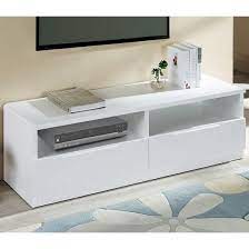Arden Modern Tv Stand In White High Gloss With 2 Drawers Modern Tv Stand Modern Tv Matching Furniture