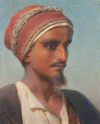 Plus de 20.000 euros pour une aquarelle de CARL HAAG, artiste VICTORIEN  DANS LE DÉSERT