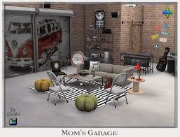 Mom S Garage Living Room Set By Chicklet For The Sims 4 Living Room Sets Sims 4 Houses Room