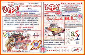 Tay Pak Fajar Pakong Lama Hari Ini Kode 06 09 2019