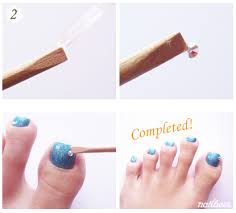 Pedicure designs that involve your own imagination and diy nail art can be achieved by choosing designs ranging from simple dots, to flowers to geometric patterns. Toe Nail Art Nailbees